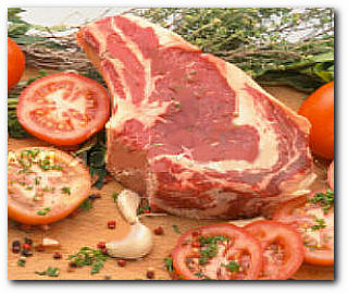 A fine chine of rib of beef to roast